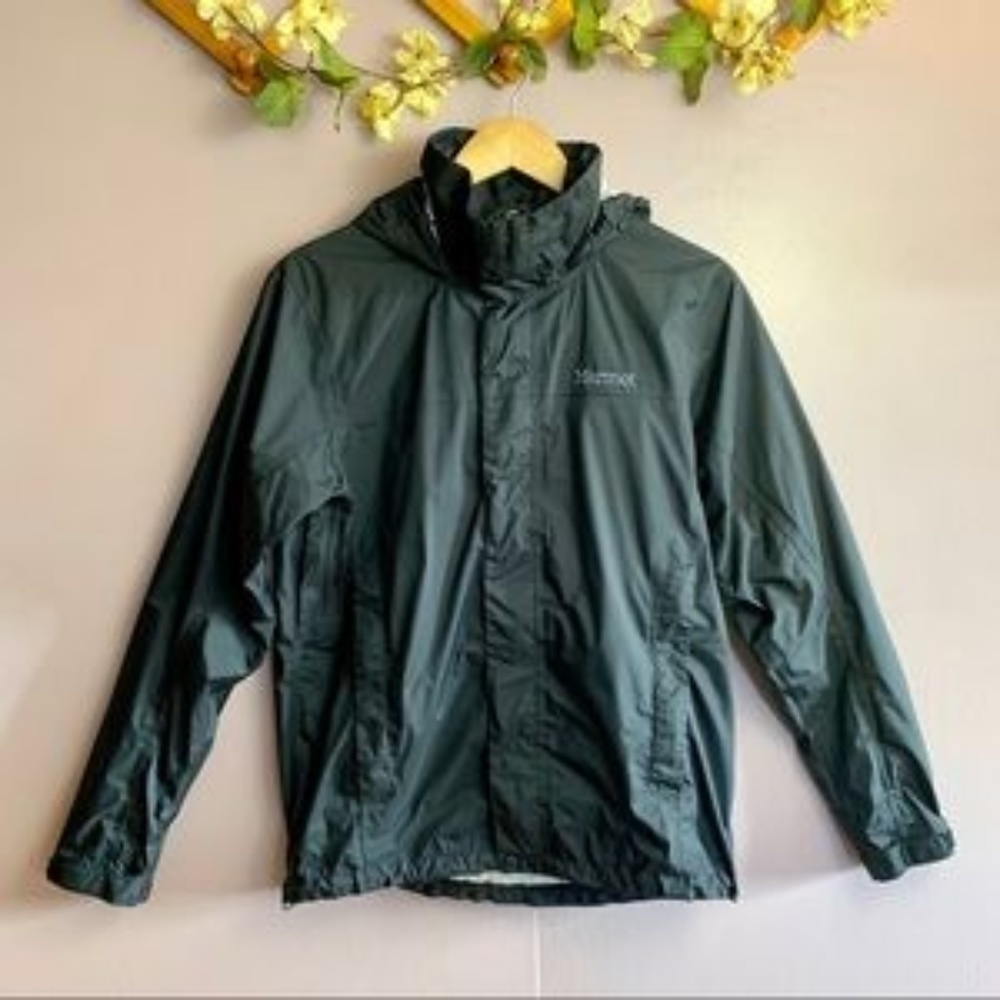 MARMOT PRECIP LIGHT WEIGHT RAIN JACKET BLACK